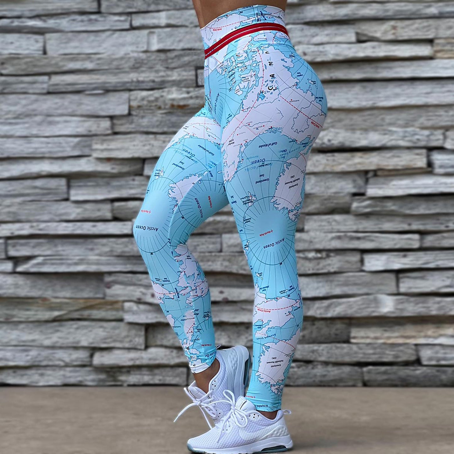 Women's 3D Digital Printing Casual Arm-lifting Leggings Yoga Pants